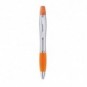 Bolígrafo y fluorescente en uno Naranja