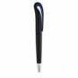 Bolígrafo de plástico cisne negro Azul