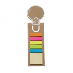 Punto de libro con marcadores Beige