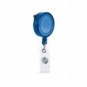Porta credencial extensible con clip Azul