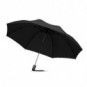 Paraguas plegable automático y reversible Negro