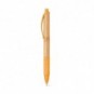 Bolígrafo de bambú con fibra de trigo Naranja