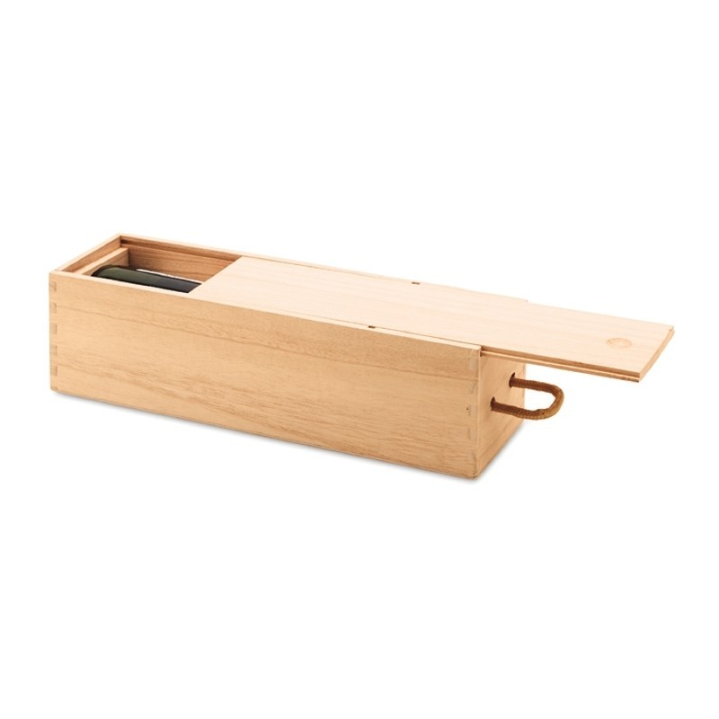 Caja de vino de madera