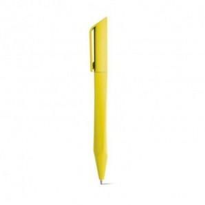 Bolígrafo con mecanismo de giro Amarillo