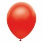 Pack globos metalizado 27cm +varillas +inflador m. Rojo