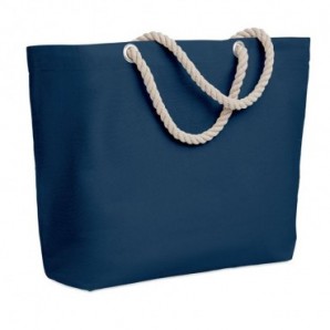 Bolsa de playa de algodón 220 gr Azul