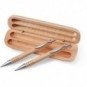 Set de Bolígrafo y lápiz caja madera Madera