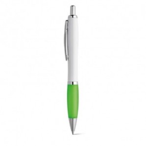 Bolígrafo con clip de metal con tinta azul Verde claro