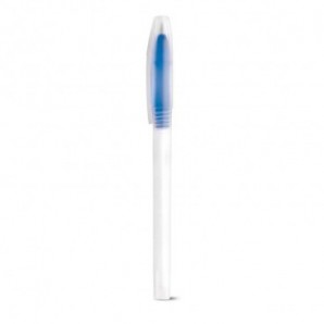 Bolígrafo PP con punta de color Azul real