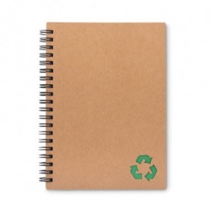 Cuaderno de anillas papel piedra Verde