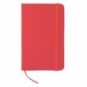 Cuaderno A6 tapa blanda a rayas Rojo