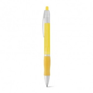 Bolígrafo con antideslizante con tinta negra Amarillo