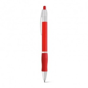 Bolígrafo con antideslizante con tinta negra Rojo