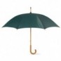 Paraguas manual con mango de madera Verde