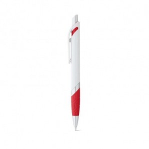 Bolígrafo con puntera antideslizante Rojo