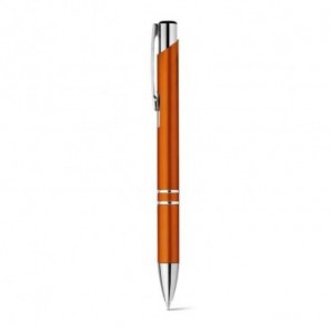 Bolígrafo con clip de metal Naranja