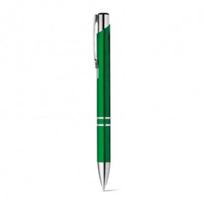 Bolígrafo con clip de metal Verde