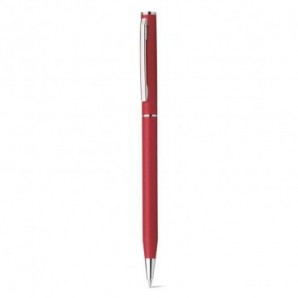 Bolígrafo de metal con giro Rojo