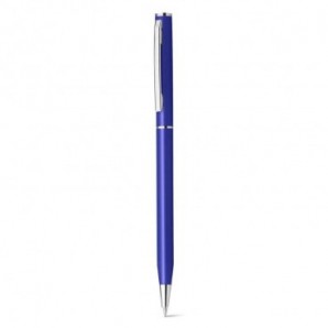Bolígrafo de metal con giro Azul