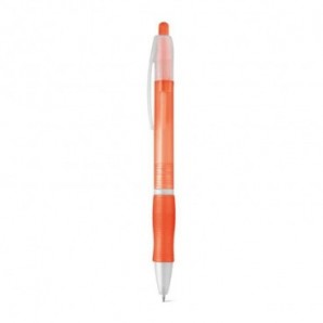 Bolígrafo con antideslizante con tinta azul Naranja