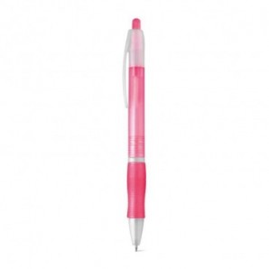 Bolígrafo con antideslizante con tinta azul Rosa claro