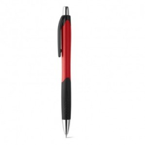 Bolígrafo de plástico y puntera antideslizante Rojo