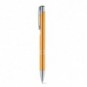 Bolígrafo de aluminio brillante tinta azul Naranja