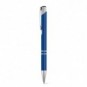Bolígrafo de aluminio brillante tinta azul Azul real