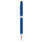 Bolígrafo con clip de metal y giro Azul real