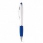 Bolígrafo con clip de metal y puntero tinta azul Azul