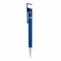 Bolígrafo con acabado metalizado Azul real