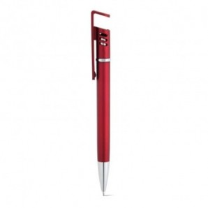 Bolígrafo con acabado metalizado Rojo