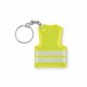 Llavero chaleco reflectante Amarillo fluorescente