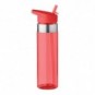 Botella de Tritan con boquilla plegable 650 ml Rojo transparente