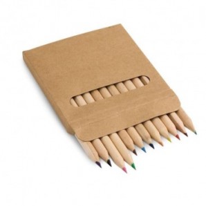 Caja con 12 lápices de color Natural