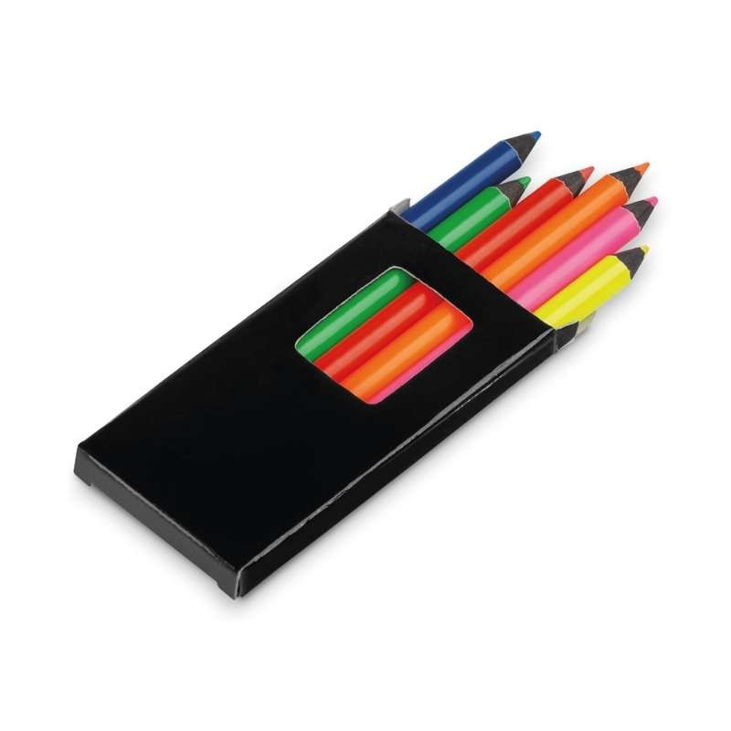 Caja con 6 lápices de color Negro