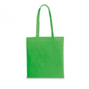 Bolsa de algodón con asas largas Verde claro