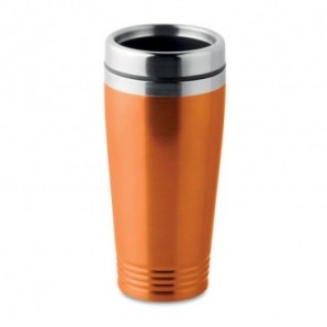 Taza térmica doble pared Naranja