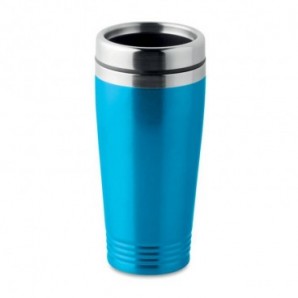 Taza térmica doble pared Turquesa